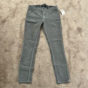 NWT Lucky Brand Womens Skinny corduroy Gray Jeans